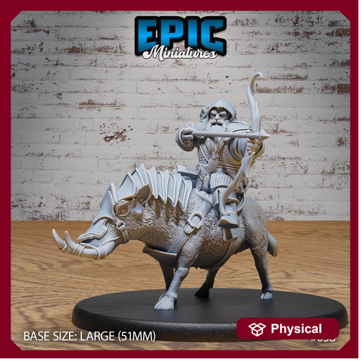 Dwarf Army Warthog Archer - Only-Games