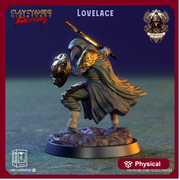 Kenku, Raven Folk Aarakocra  Fighter Ranger Paladin Cleric| 28mm, 32mm,54mm,75mm Scale Resin Miniature | Dungeons and Dragons | Clay Cyanide - Only-Games