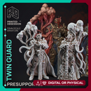 Twin Guard - 4 Models - The Mists of Change - PRESUPPORTED - 32mm scale