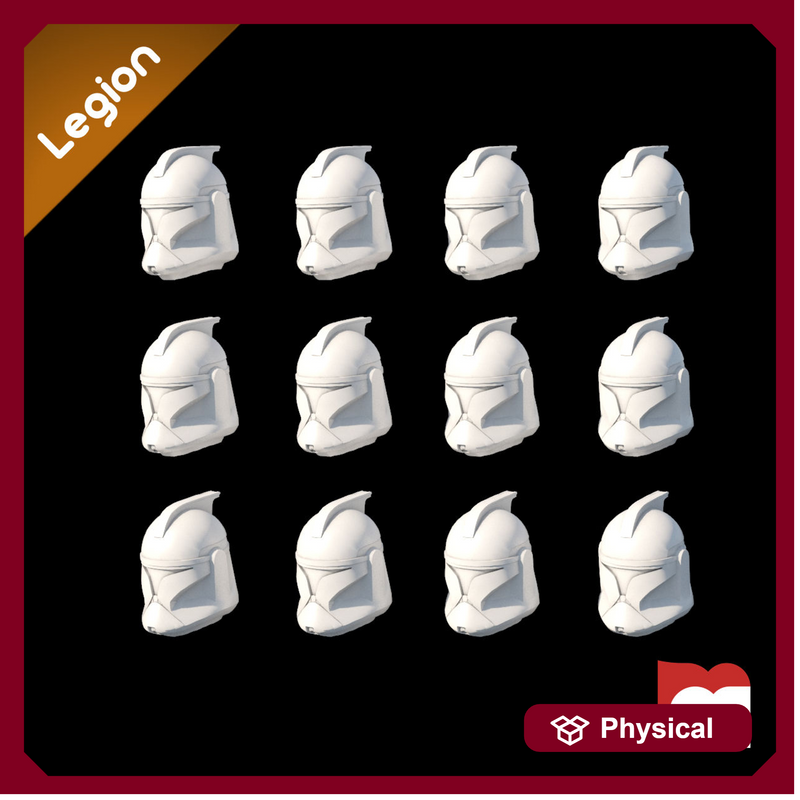 (Legion) 12x Clone Trooper Phase 1 Helmets - Only-Games