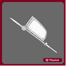 Cyber Samurai Sashimono Battle Flag Right