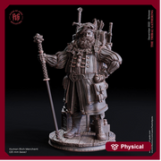 Rich Merchant, Adventurer NPC  | 28mm, 32mm,54mm,75mm Scales | 100mmTall | Figure Mini- Minis -D&D 5e Pathfinder Figurine | Flesh of Gods - Only-Games