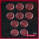 Alien Factory 25mm Bases Set x10