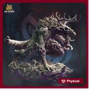Wendigo Fey Flesh Eater Monstrosity | 70mm tall | 28mm,32mm, 54mm, 75mm scale | Miniature | Dungeons and Dragons | DM Stash | - Only-Games