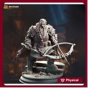 Dwarf Ranger Fighter Crossbow Expert Miniature Unpainted Resin D&D 5e Pathfinder 5 Scales Boss - Only-Games