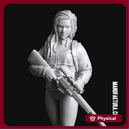Strife Series 02a - Cute Post-Apocalyptic Survivor Girl with Sniper Rifle