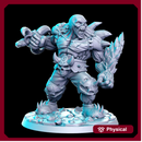 Ogre Zombie with clawshield - 32mm - DnD
