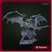Dragonborn Paladin, Ranger, Fighter, Wings Sword  | 28mm,32mm,54mm, 75mm, 100mm Scale Resin Miniature | Dungeons & Dragons DnD 5e Pathfinder - Only-Games