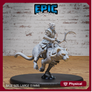 Dark Elf Panther Rider Running