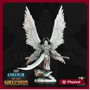 Female Celestial Angel, Solar, Deva | 28mm, 32mm, 75mm Scales | Dungeons and Dragons 5e figure | Pathfinder | Archvillain Games - Only-Games