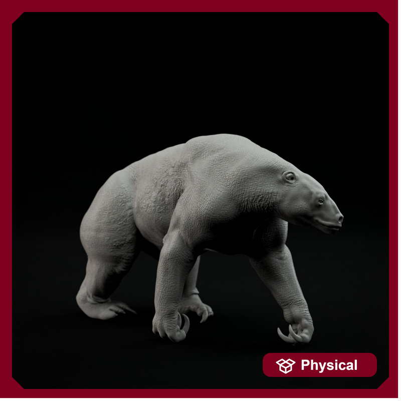 Eremotherium walking 1-35 scale prehistoric animal