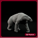 Eremotherium walking 1-35 scale prehistoric animal