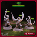 Birdfolk Champions - Woodland Heroes - CastNPlay - Terrain Wargaming D&D DnD 28mm 32mm 40mm 54mm