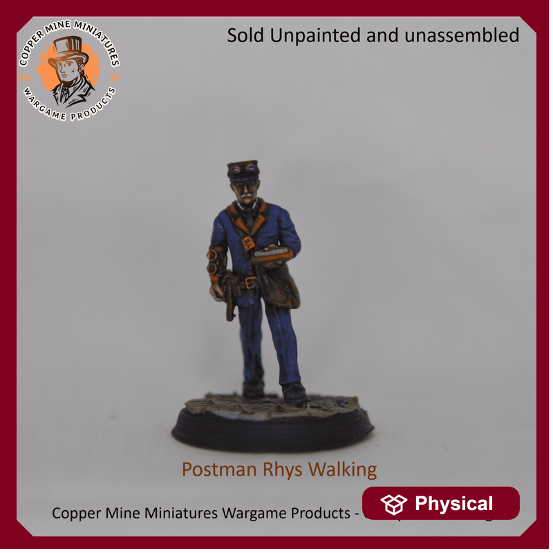 Postman Walking - holding letter (Unmounted) (CMMWP024)