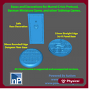 Marvel Crisis Protocol / Batman Miniature Game Bases and Safe