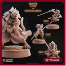 Catfolk Clerics - Catfolk Heroes - CastNPlay - Terrain Wargaming D&D DnD 28mm 32mm 40mm 54mm
