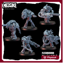 Fleshbound Ruiners Squad 'A' (5 physical miniatures)