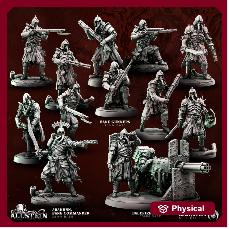Dieselpunk Squadron | Bestiarum | Wargaming DnD Miniatures