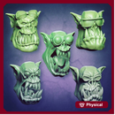 Orc Goggle Heads - Set A (Lad Size)