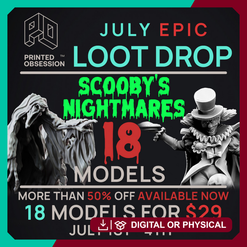 "Scooby's Nightmares" Loot Drop - 18 Model at 50%+ OFF! - Limited time deal