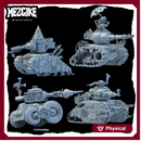 Runt tanks (4 multipart miniatures)