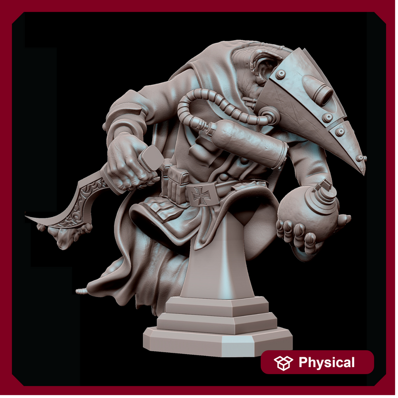 FANTASY WWII REICH RATMAN (POISONER) BUST