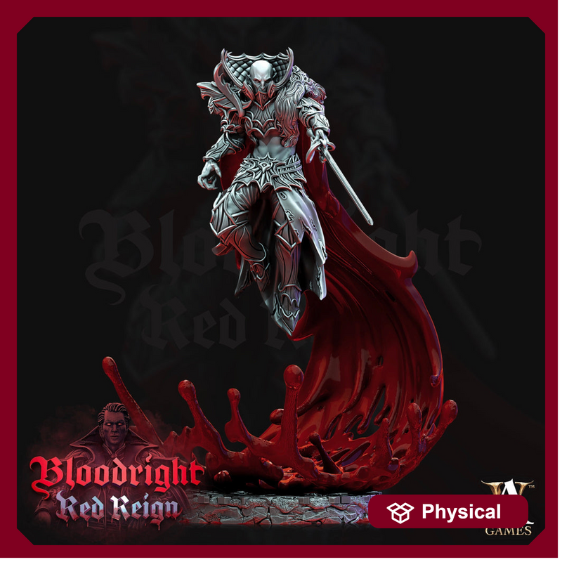 Vampire Count Evil Bloodcloaks | 28mm, 32mm, 75mm Scale | Undead Dungeons and Dragons 5e Miniatures | Pathfinder | Archvillain games - Only-Games