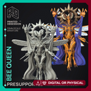 Queen Bee - Boss Monster -  PRESUPPORTED - Illustrated and Stats - 32mm scale