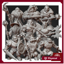 Dwarfs Squad 01  28mm/32mm/54mm