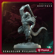 Sci-Fi Miniature Alien Shapers, Scaleclad Pillager | 28mm,32mm, 54mm, 75mm,100mm Scales | Resin Mini | Archvillain Games - Only-Games