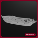 1/700 British Bomb Ship HMS Vesuvius (8 guns), 1776-1812