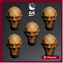 Ebonthorn Drakhuls Type 7 - Miniature Heads
