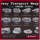 Heresy Transport Weapon Turrets (set of 3)