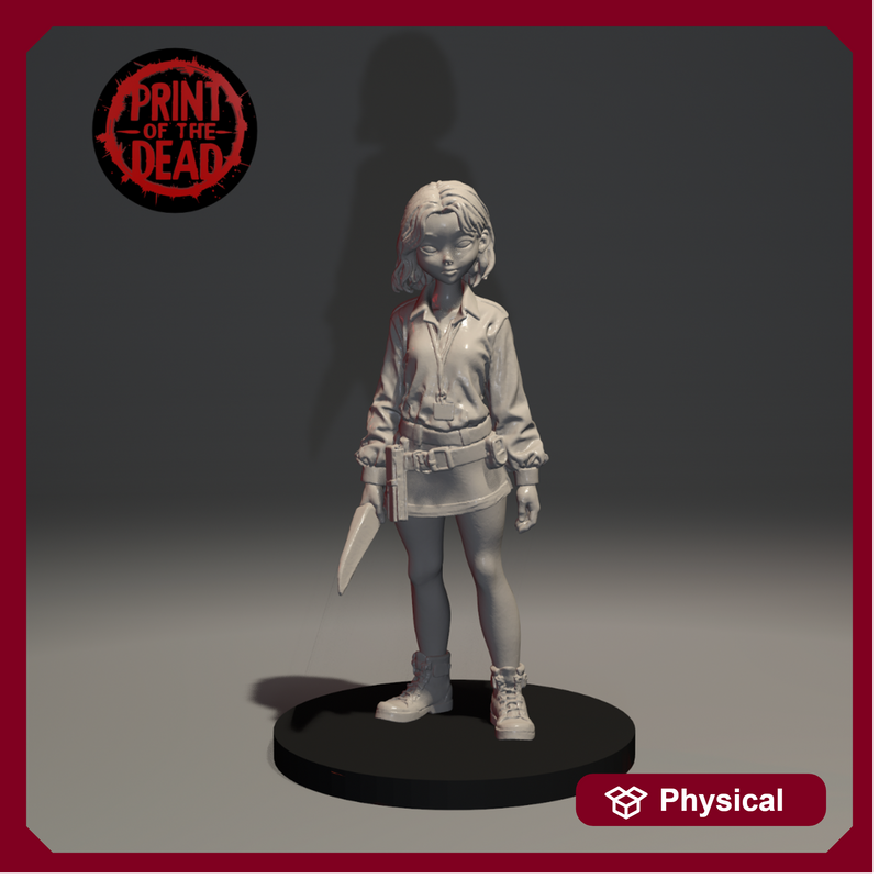 Print of the Dead - Drop 001 - Lily Chen - Grey resin printed