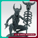 Voodoo Necromancer Iris - Voodoo Necromancer Witch Doctor- 75mm + 35mm Scale