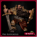 Berrom Bonetank [PRE-SUPPORTED] Guard Dwarf Knight Fighter