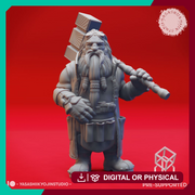 Nundro Rockseeker - Tabletop Miniature (Pre-Supported) - Only-Games