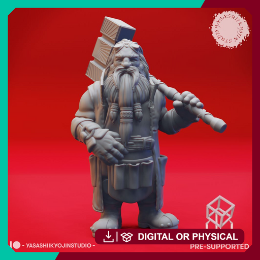 Nundro Rockseeker - Tabletop Miniature (Pre-Supported) - Only-Games
