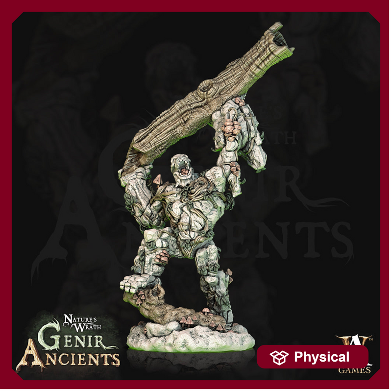 Forest Earth Elemental | 28mm and 32mm Scale | DnD 5e Miniature | Resin Figure Dungeons and Dragons| Archvillain Games - Only-Games