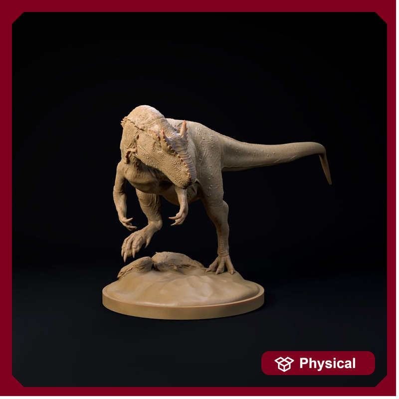 Allosaurus running 32mm scale - dinosaur companion