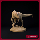 Allosaurus running 32mm scale - dinosaur companion