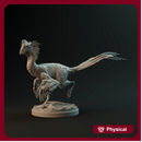 Anzu running 1-35 scale dinosaur