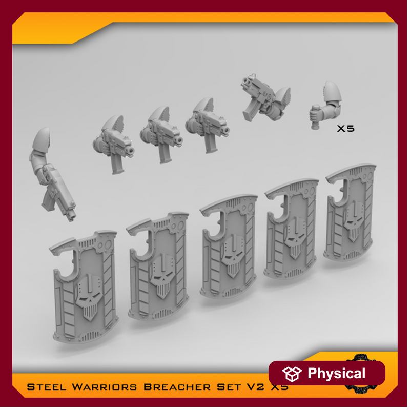 Steel Warrior Breacher set V2 X5 - Only-Games