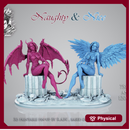 Naughty and Nice - Double Pin-Up Kit - 75mm