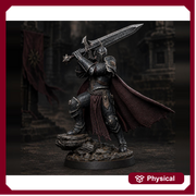 Evil Paladin Miniature | Keldavain Armored Blackguard Knight | PaintedOrNot Original DnD Pathfinder - Only-Games