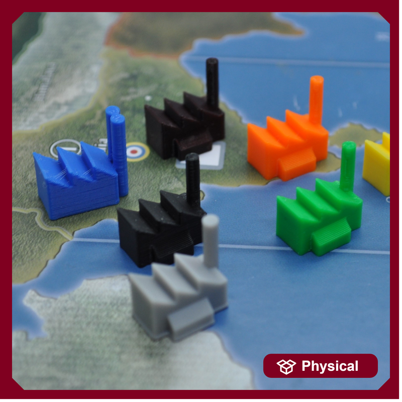 3D Printed Single Stack Industrial Complex (x10)