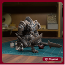 Gnoll Fighter Sword Spear - Frostgrave Pathfinder - Fantasy DND - TytanTroll Miniatures