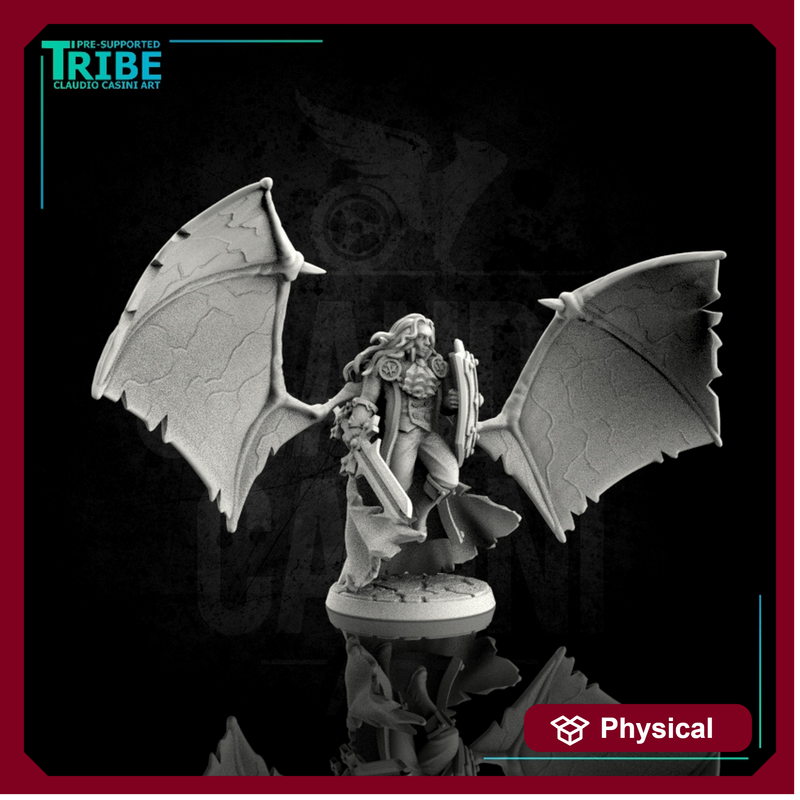 (0064) Male vampire Lord with sword - Only-Games