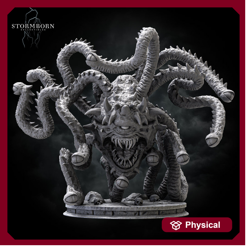 Lord of Beholders, Eye Tyrant, Sphere of many Eyes, D&D 5e Resin Miniature | 28mm, 32mm Scales | Pathfinder | DnD | Stormborn Collectibles - Only-Games