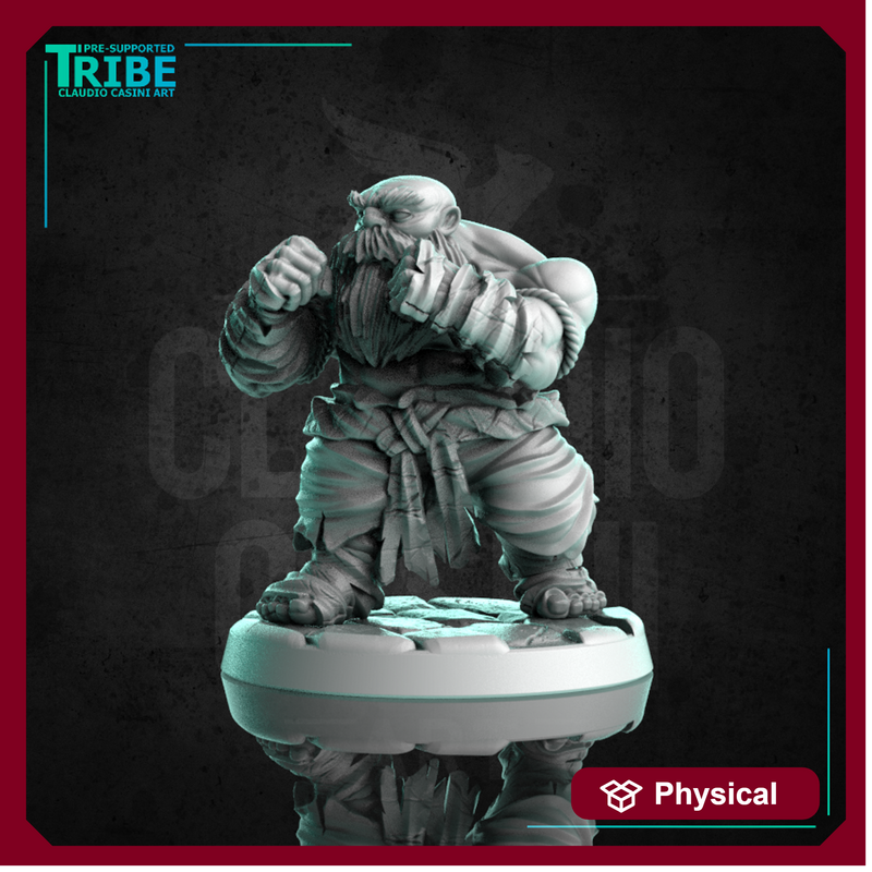 (0232) Male dwarf shaolin monk muai thai boxe fighter